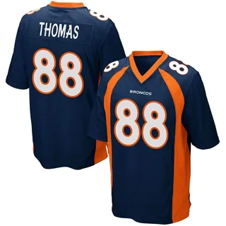 Demaryius Thomas Denver Broncos Men's Game Alternate Nike Jersey - Navy Blue