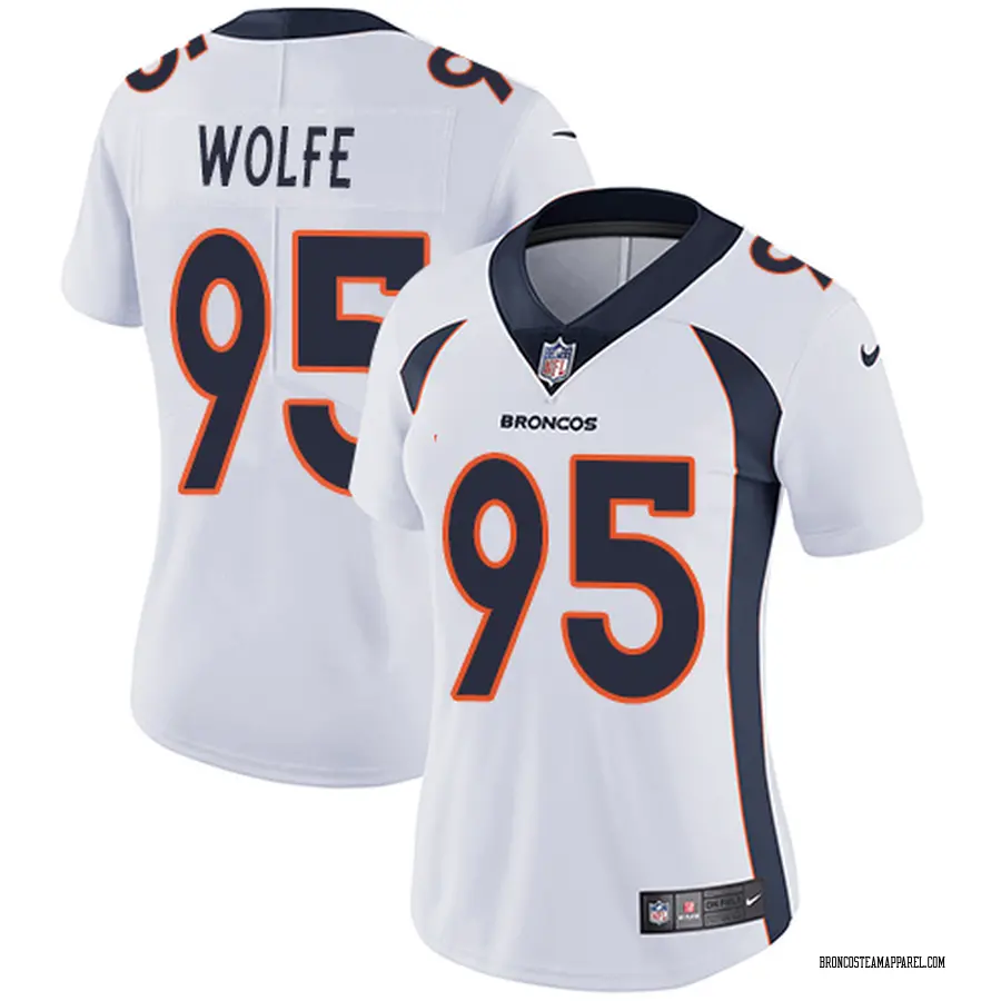 Derek Wolfe Denver Broncos Women's Limited Jersey - White